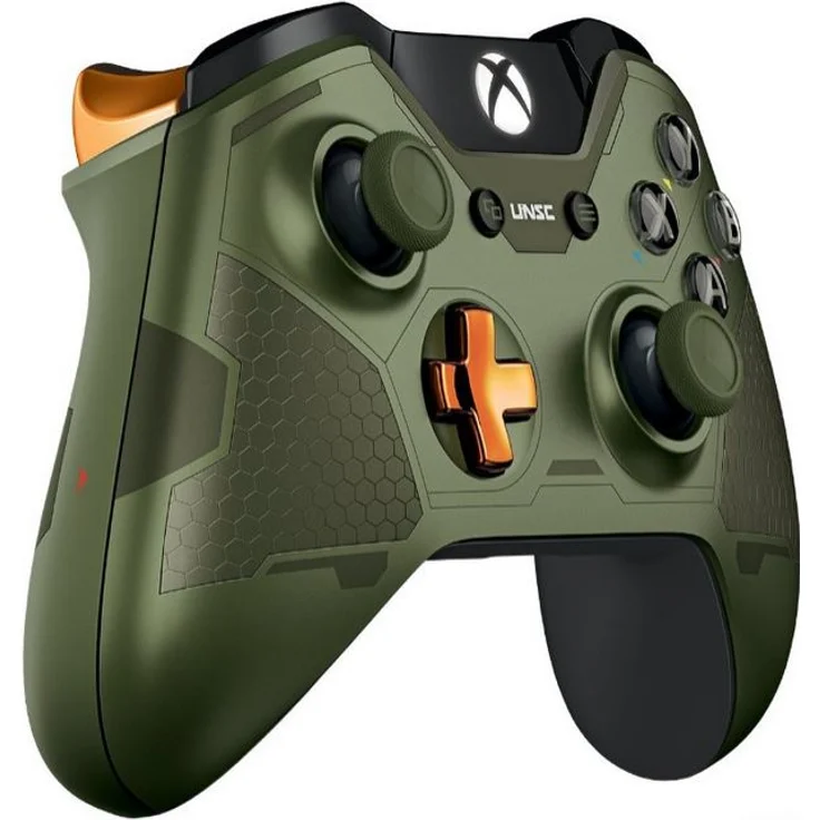 Microsoft Xbox One Wireless Controller Halo 5: Master Chief Special Edition Grün (GK4-00013) (PC, Xbox One, Xbox Series) – Bild 1