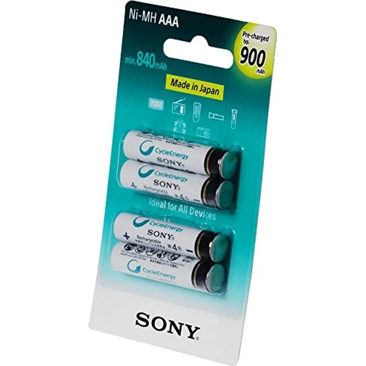 Sony NI-MH, AAA900 mAh