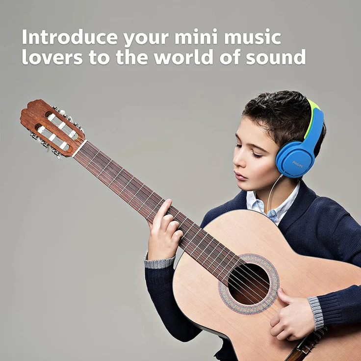 Philips SHK2000 On-Ear-Kopfhörer, blau – Bild 3