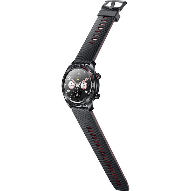 Honor Watch Meteorite Smartwatch GPS, Unisex, 42,8mm, Black/Red – Bild 3