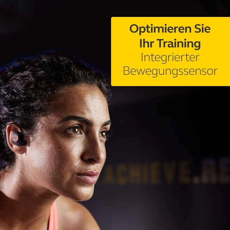 Jabra Elite Active 65t True Wireless In-Ear Kopfhörer, mit Bluetooth, Mikrofon, geeignet für Sport, spritzwassergeschützt, blau – Bild 11