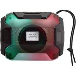 Mars Gaming MSBAX RGB Bluetooth-Lautsprecher mit FM-Radio, Lichteffekt, Kartenleser, schwarz