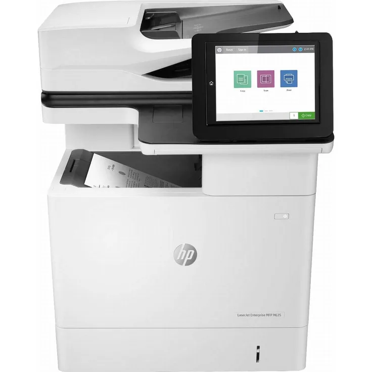 HP Laserjet Enterprise M635h (3-in-1) Multifunktionsdrucker - (Laser) Mono, Druckgeschwindigkeit: 61 s/w, Auflösung: 1200 x 1200, USB, LAN, AirPrint, Mobile Print, Google Cloud Print (7PS97A)