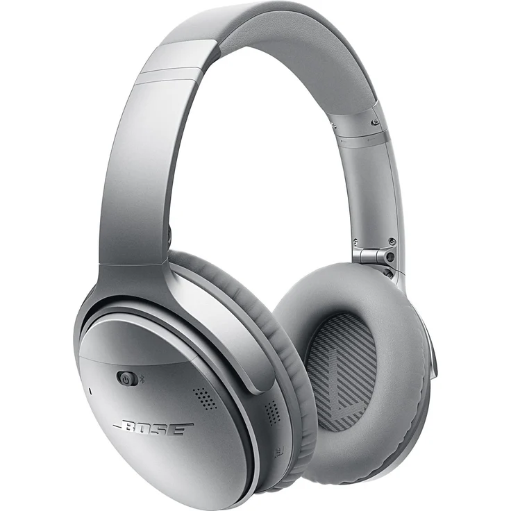 Bose QuietComfort 35 silber Over-Ear Kopfhörer mit Bluetooth und Noise-Cancelling – Bild 2