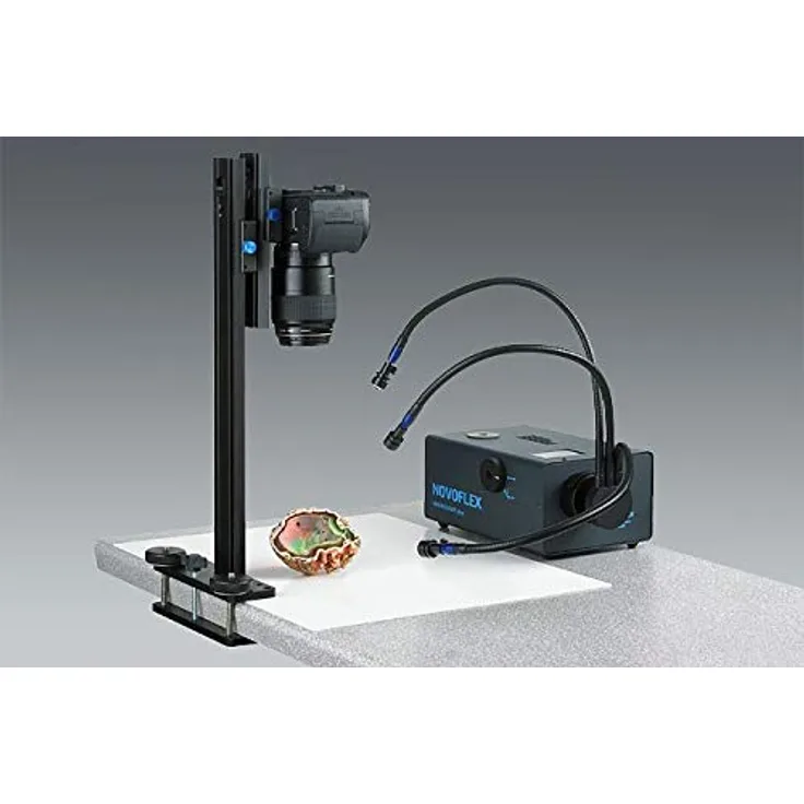 Novoflex 2X Repro-Beleuchtungseinheit - Kameraausrüstung (Schwarz, Flexible Arm, 0,45 m, 1,5 kg)