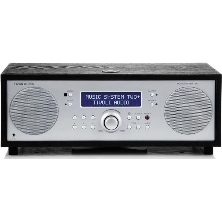 Tivoli MSYBT-1459-EU Music System BT Bluetooth UKW-MW-CD 2.1 Lautsprechersystem schwarzer Esche-silber – Bild 1