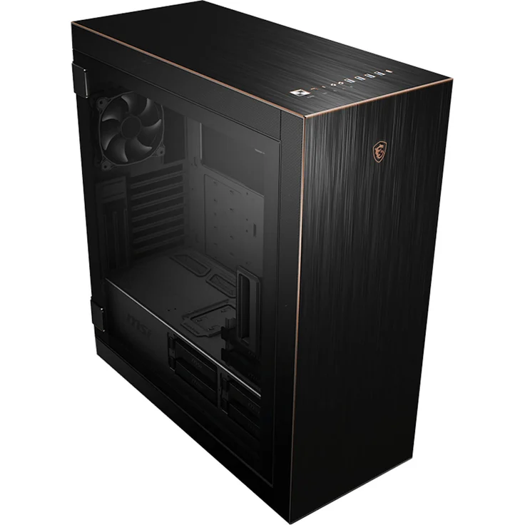 MSI MPG SEKIRA 500G Tower-Gehäuse, schwarz, Tempered Glass – Bild 4