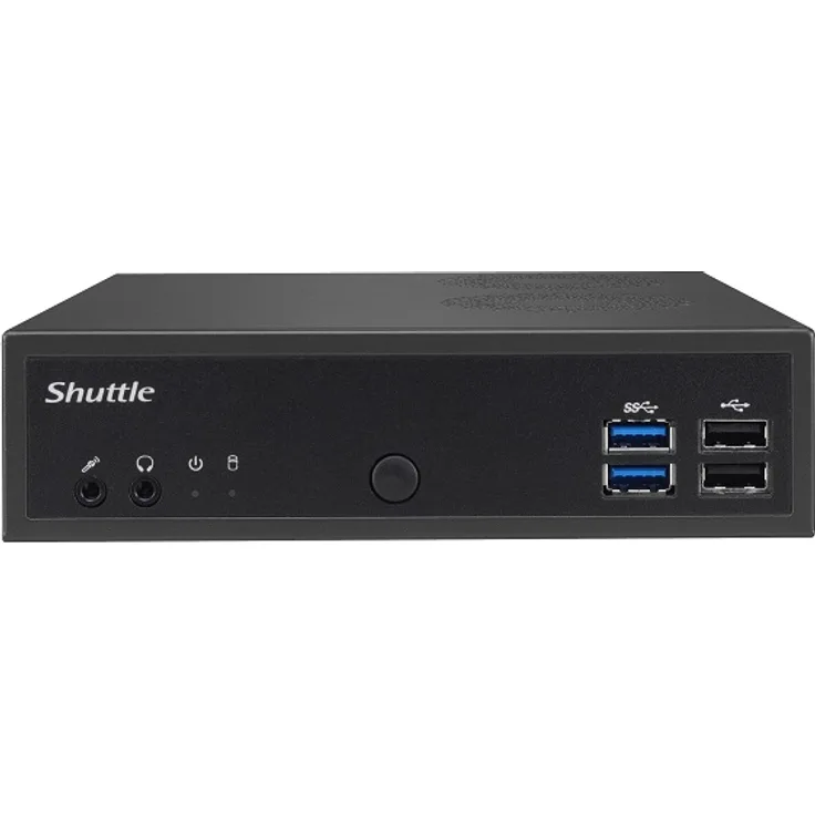 Shuttle Barebone Xpc Slim DH02U 3865U SO-DDR4 Black ohne OS