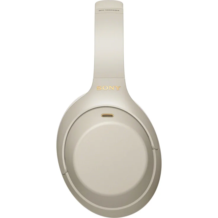 Sony WH-1000XM4 kabellose Bluetooth Noise Cancelling Kopfhörer (30h Akku, Touch Sensor, Schnellladefunktion, optimiert für Amazon Alexa, Headset mit Mikrofon) Silber – Bild 3