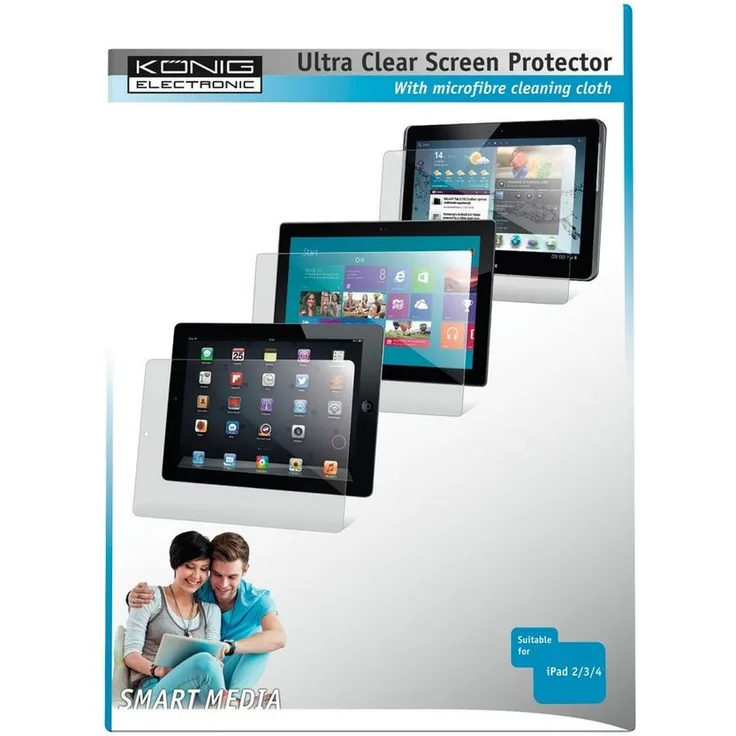 König Displayschutzfolie für Apple iPad 2-3-4
