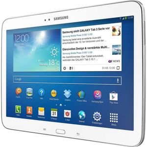 Bild für Samsung Galaxy Tab 3 10.1 GT-P5200 HD-Auflösung 10,1 Zoll, UMTS-Tablet, Dual-Core, 1 GB RAM, 16 GB Speicher, Android, Weiß (GT-P5200ZWADBT)