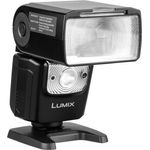 Panasonic LUMIX DMW-FL580L Externes Blitzgerät (Leitzahl 58, LED-Videoleuchten-Funktion, kabellose Bedienung) schwarz