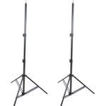 DynaSun 11031 2xW957 Set Profi Lampen Stativ 256 cm (100,8 Zoll) mit Tasche