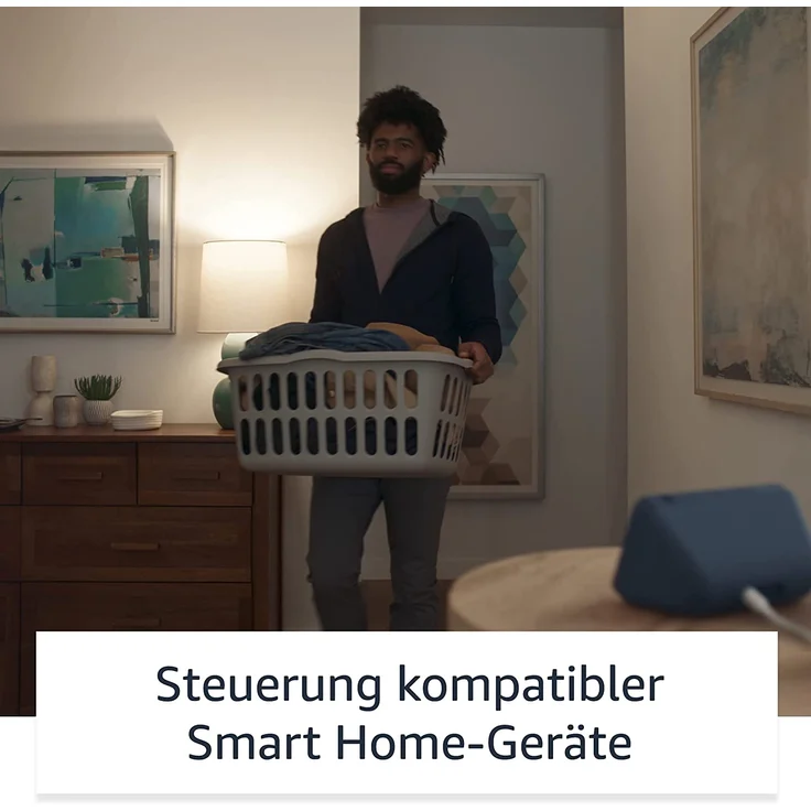 Amazon Echo Show 5 (2. Generation, 2021), Mehr als nur eine Uhr – Smart Display für den Nachttisch, mit Alexa und 2-MP-Kamera, Blau – Bild 3