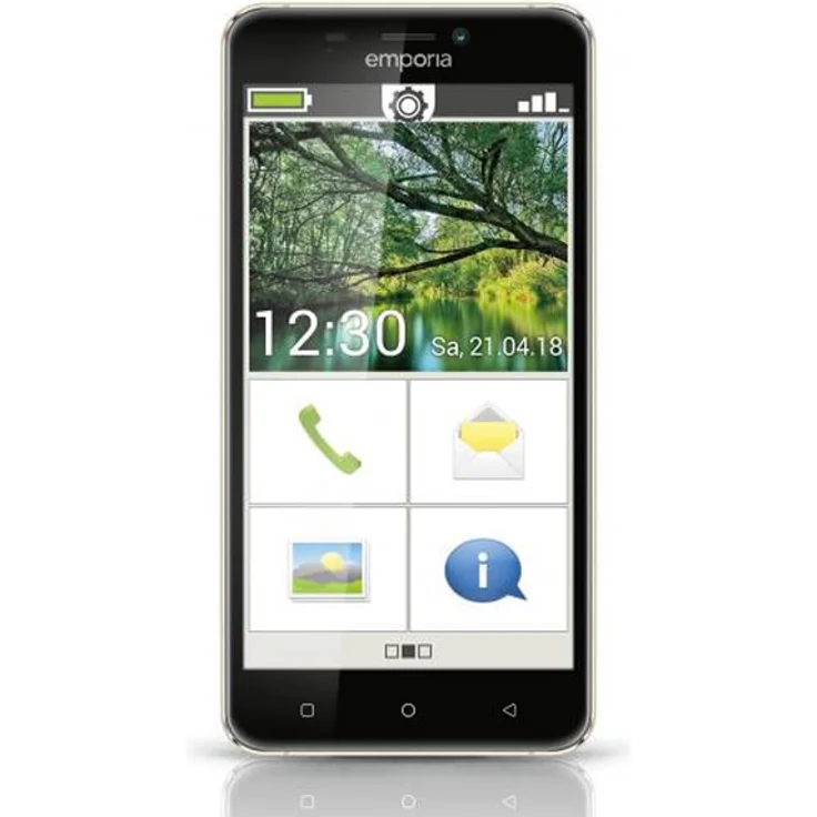 Emporia SMART.2 12,7 cm (5 Zoll) Smartphone (8MP Kamera, 16GB Speicher) Blueberry-Chrom – Bild 2