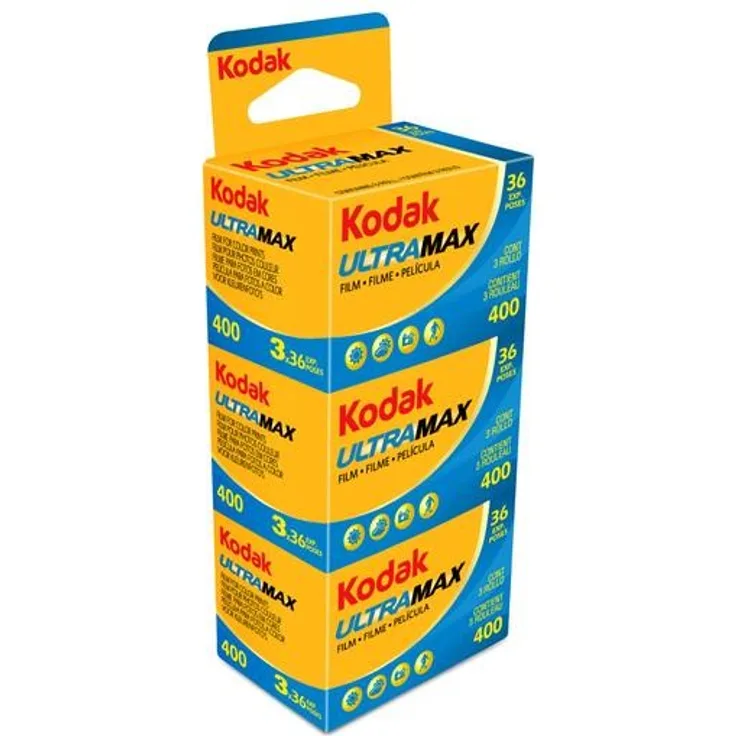 Kodak Ultra Max 400 135/36 3er Pack Kleinbildfilm