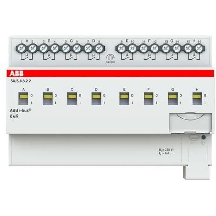 ABB Schaltaktor 8fach, 6A, REG SA-S8.6.2.2, 2CDG110255R0011