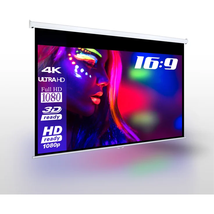 ESMART Economy EXR Rollo Leinwand | 240 x 135 cm (108'') | Format 16:9 – Bild 2