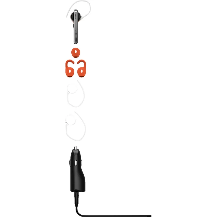 Jabra Talk 45 Mono In-Ear Headset, Kabellos Telefonieren, Podcasts und Musik hören oder das GPS abfragen, Bluetooth-Headset, silber – Bild 9