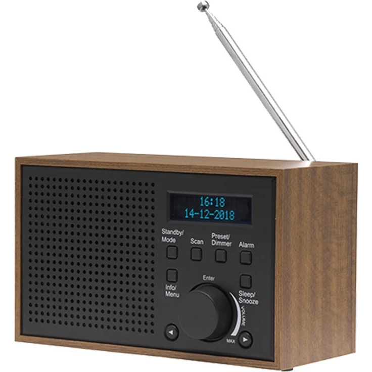 Denver DAB-46 DAB+ Tischradio UKW Grau (111111000390) – Bild 1