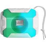 Mars Gaming MSBAX RGB Bluetooth-Lautsprecher mit FM-Radio, Lichteffekt, Kartenleser, weiß