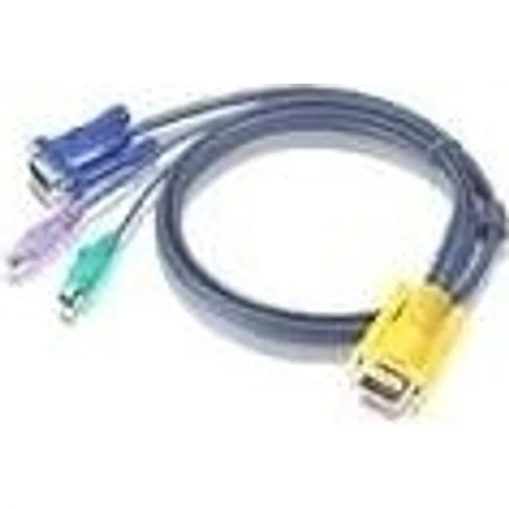ATEN 2L-5210P - Tastatur- / Video- / Maus- (KVM-) Kabel - PS/2, 6-polig, HD-15 (M) - 15 pin SPHD (M) - 10 m (2L-5210P)