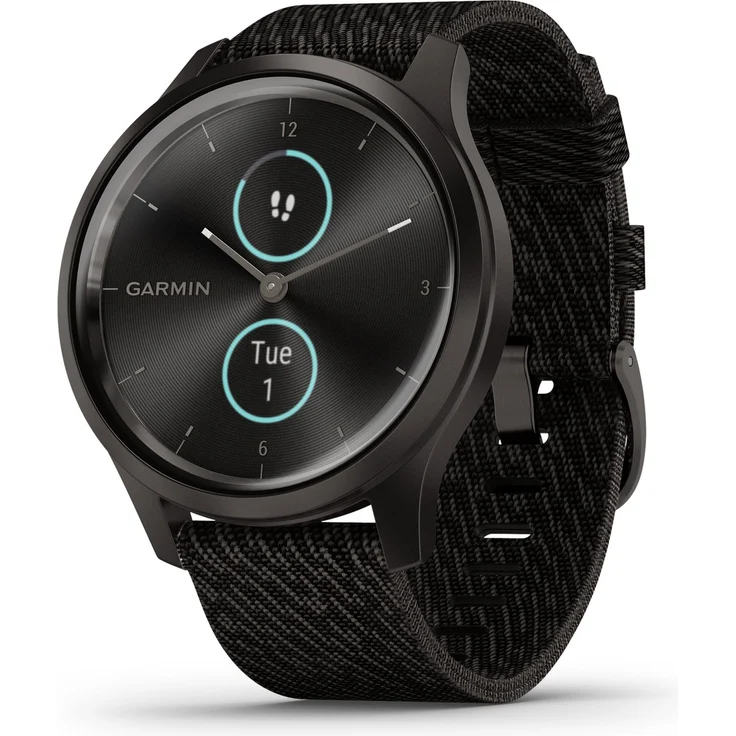 Garmin vivomove Style Hybrid-Smartwatch Unisex, Einheitsgröße, Schiefergrau (010-02240-03) – Bild 2
