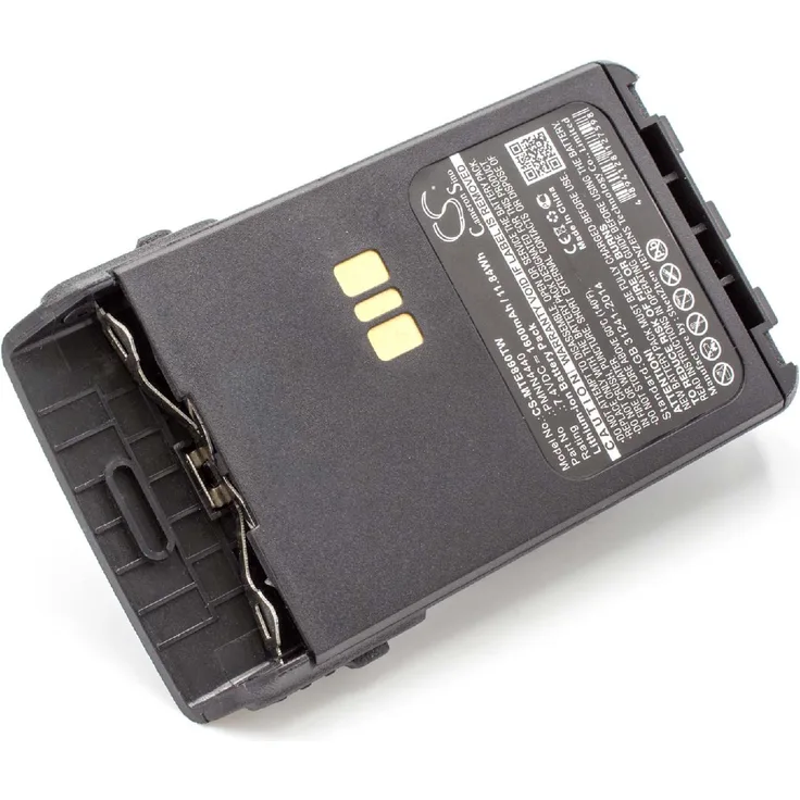 VHBW Akku, geeignet für Funkgerät, Walkie Talkie wie Motorola PMNN4440 1600 mAh, 7,4 V, Li-Ion