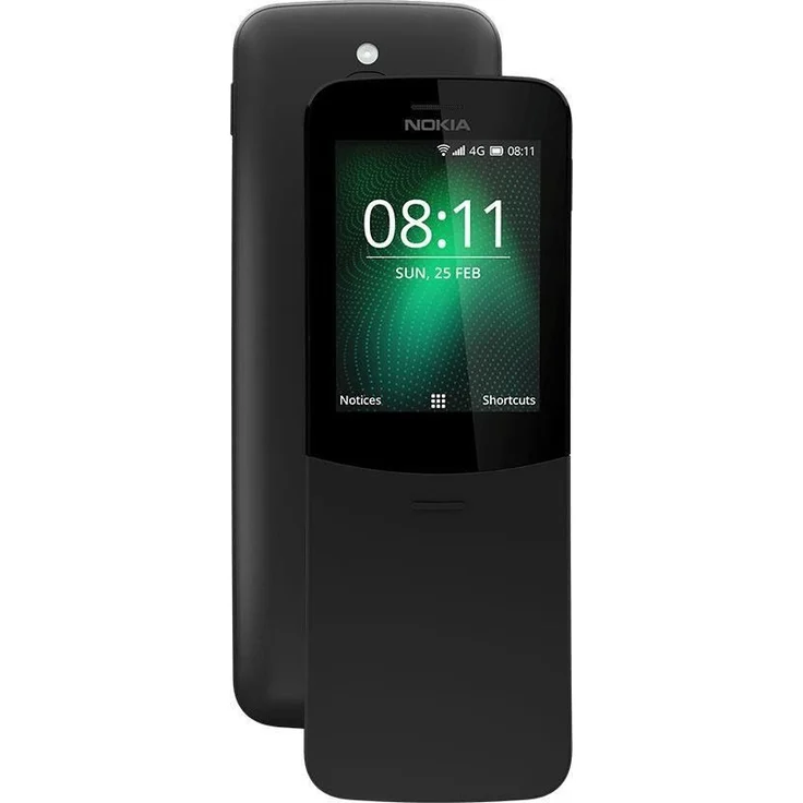 Nokia 8110 4G Dual SIM schwarz – Bild 1