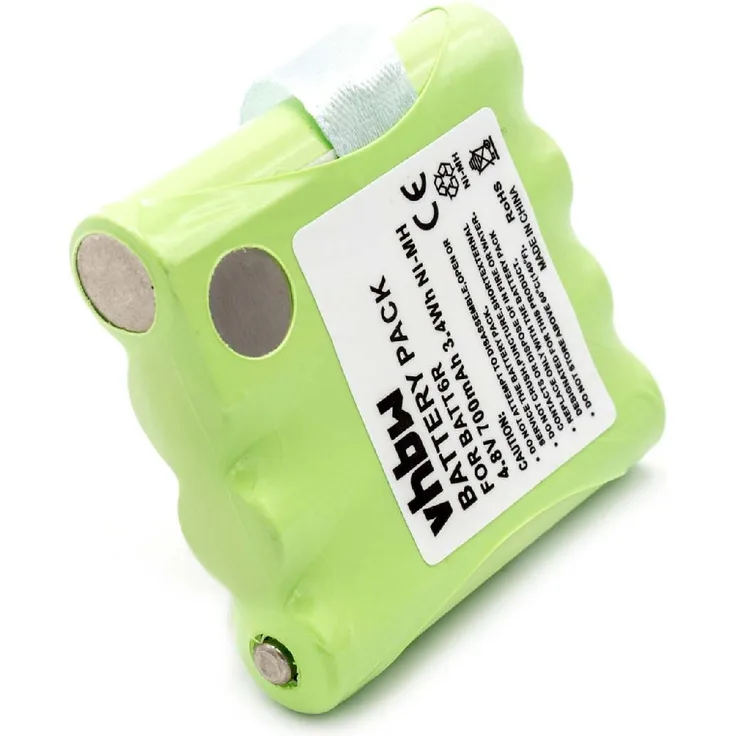 VHBW Akku, geeignet für Funkgerät, Walkie Talkie Midland AVP6, LXT276, LXT314, LXT317, LXT318, LXT319, LXT320, LXT322, LXT323, LXT324, LXT330, LXT335, LXT340, LXT345 700 mAh, 4,8 V, NiMH