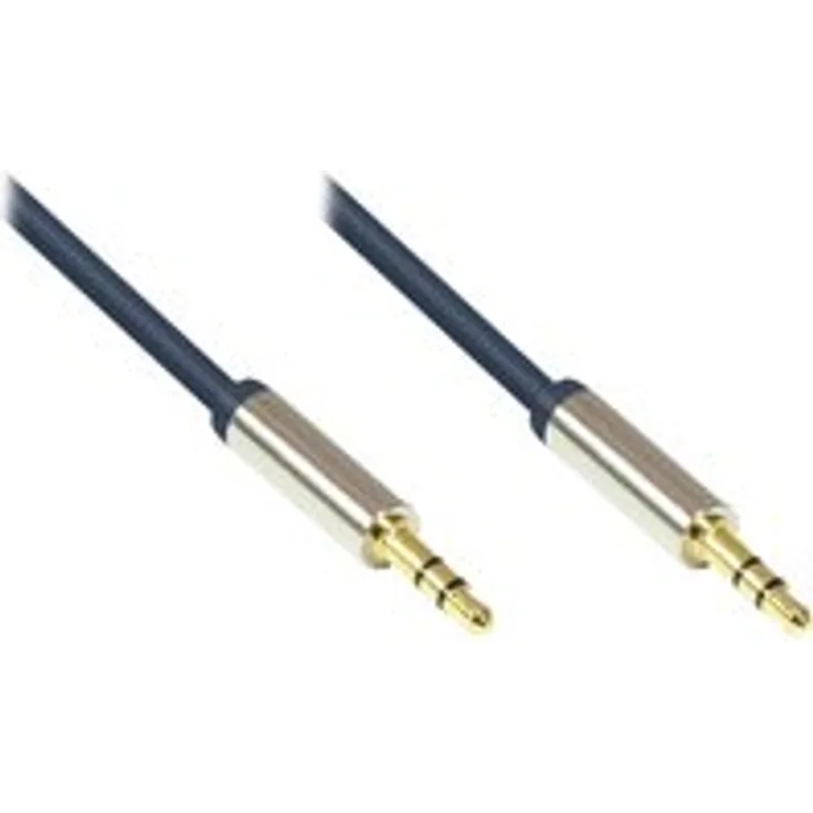 Alcasa GC-M0042, 3 m, 3.5mm, 3.5mm, Male connector, Male connector, Blau