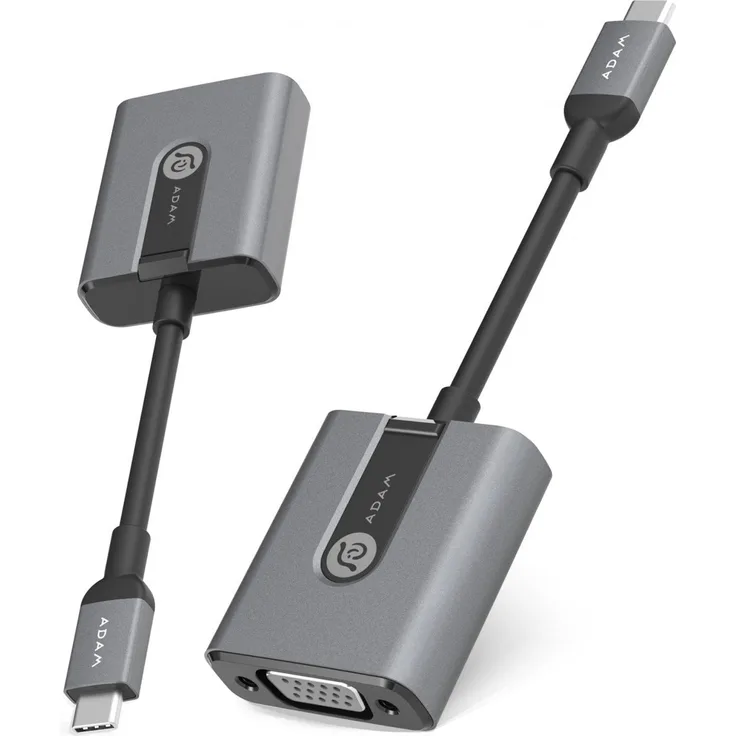 Adam Elements CASA H01 - USB-C auf HDMI Adapter unterstützt Full HD 1080P, 2K und Ultra HD 4k für MacBook, MacBook Pro und weitere | 13 cm in gold