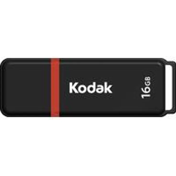 Kodak EKMMD16GK102 USB-Stick 16 GB USB Typ-A 2.0 Schwarz, Rot, Weiß - USB-Sticks (16 GB, USB Typ-A, 2.0, Kappe, Schwarz, Rot, Weiß)