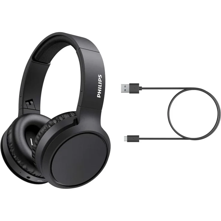 Philips TAH5205BK-00 Over-Ear-Kopfhörer, mit Bluetooth, Mikrofon, schwarz – Bild 5