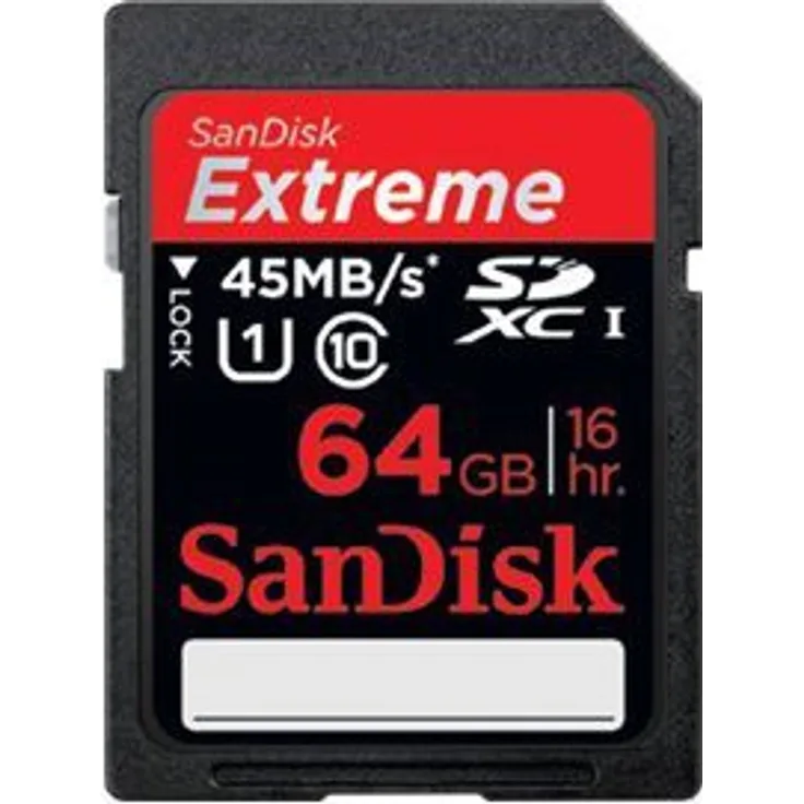 Sandisk 64GB Extreme SDXC (SDSDX-064G-X46)
