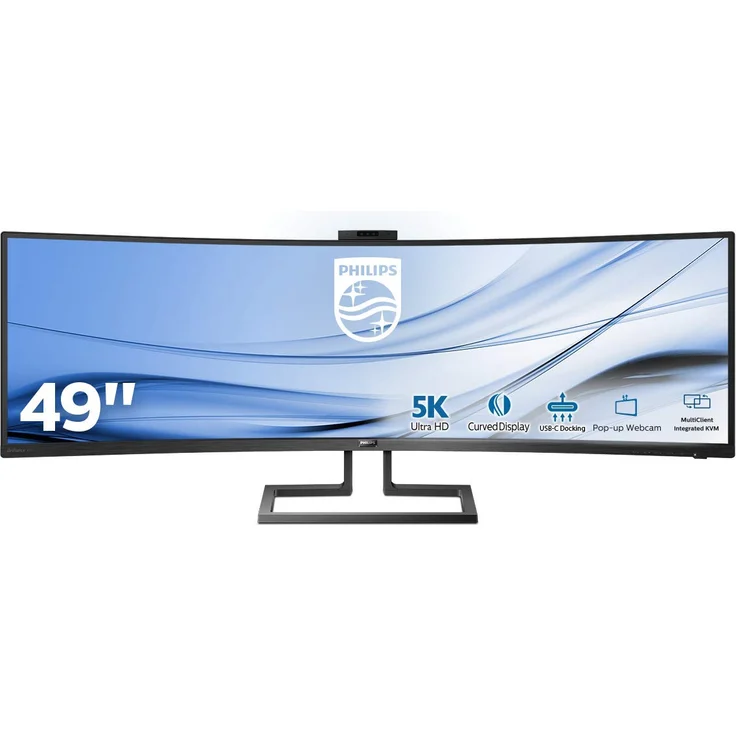 Philips P-line 499P9H - 48,8 Zoll, DQHD (5120 x 1440), VA-Panel, 60Hz, 5ms, 450cd/m² – Bild 1