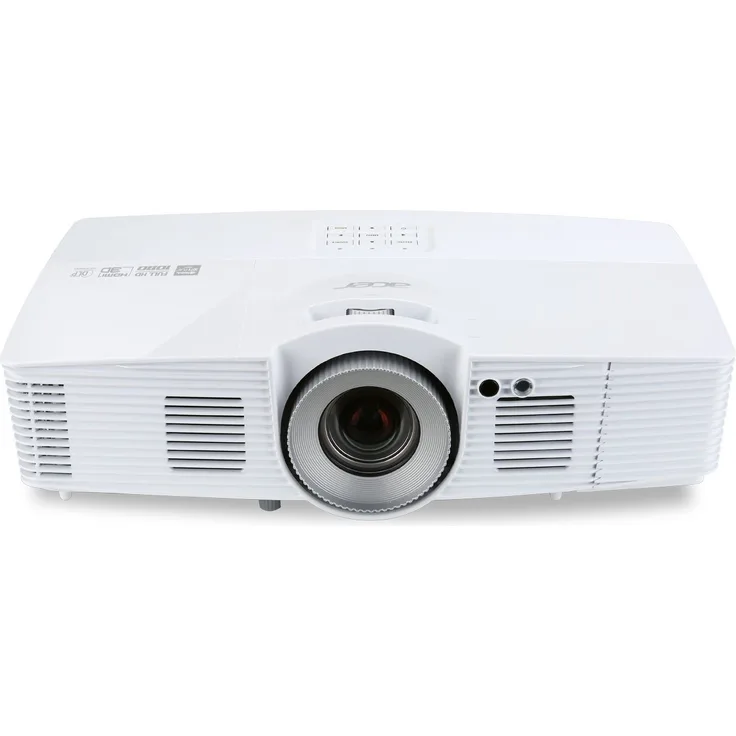 Acer V7500 Heimkino-Beamer, DLP, Full HD (1920 x 1080), Kontrast 20000:1, 2500 ANSI-Lumen, Bilderverhältnis 16:9, weiß