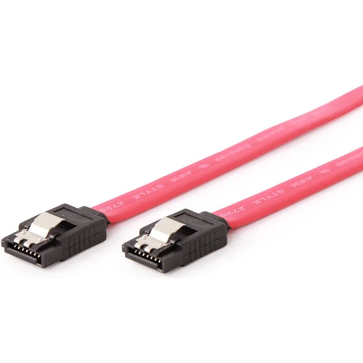 Gembird Cablexpert CC-SATAM-DATA - SATA-Kabel - Serial ATA 150/300/600 - SATA (W) eingerastet bis SATA (W) eingerastet - 50cm - flach (CC-SATAM-DATA)
