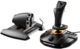 Thrustmaster T.16000M FCS Hotas Flight Control System Schwarz, Orange