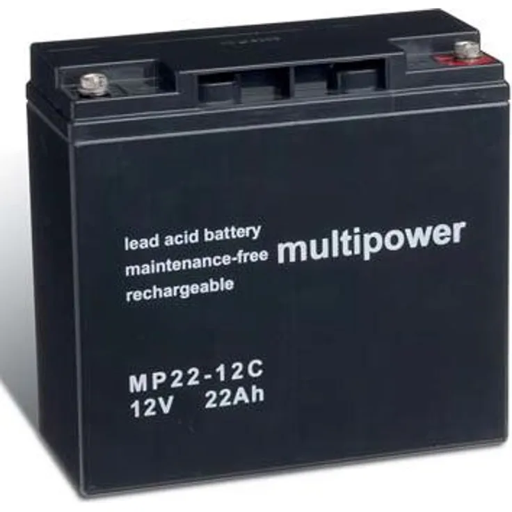 Multipower - MP22-12C - 12 Volt 22Ah Pb