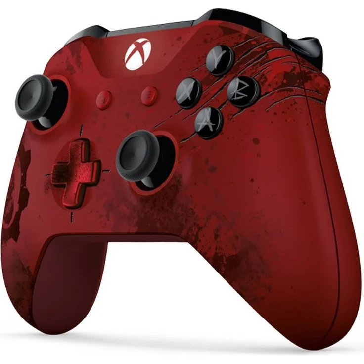 Microsoft Xbox One S Wireless Controller Gears of War 4 Crimson Omen Limited Edition Rot, Schwarz (WL3-00003) (PC, Xbox One, Xbox Series) – Bild 2