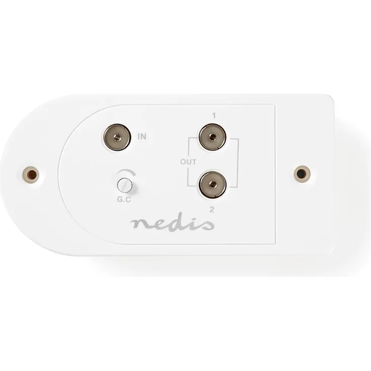 Nedis CATV-Verstärker | Max. 18 dB Verstärkung | 40 – 862 MHz | 2 Ausgänge | IEC