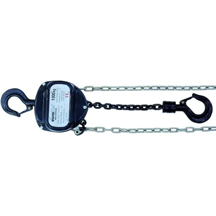 EUROLITE Kettenzug 10M/1.0T schwarz 