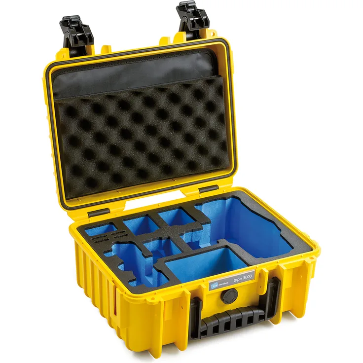 B&W Copter Case Type 3000 Y gelb mit DJI Mavic 2 Inlay