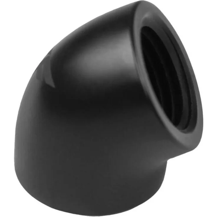 Nanoxia 300300634 CoolForce 30° Anschluss Adapter, 2x G1-4 Zoll Innengewinde, Schwarz