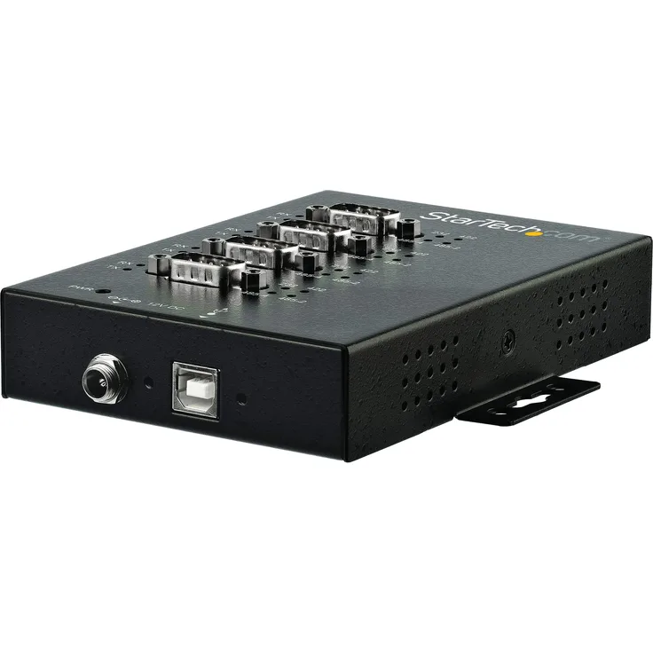 StarTech.com 4 Port industrieller USB auf RS232- 422- 485 Serieller Adapter - 15kv ESD Schutz - USB zu Seriell Adapter