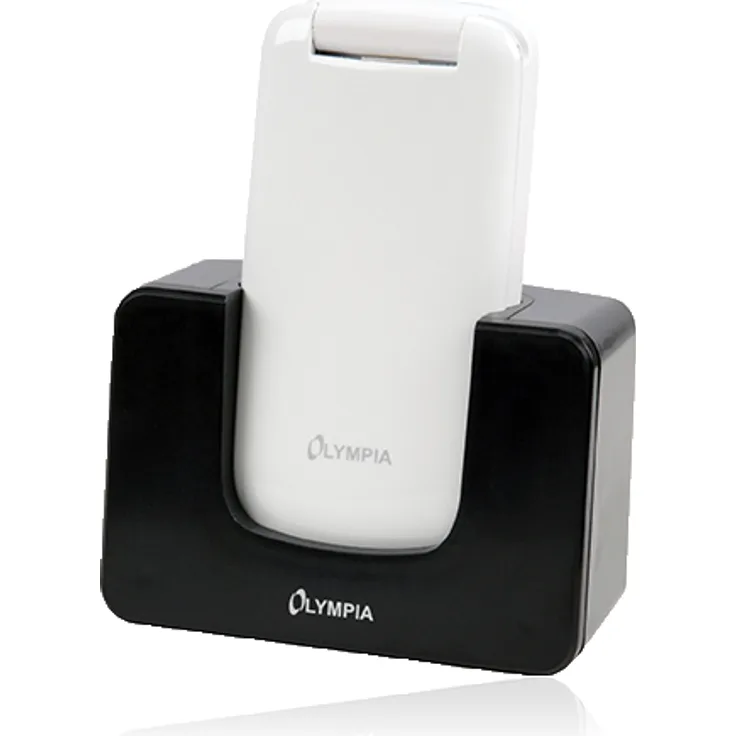 Olympia Primus weiß Komfort-Mobiltelefon mit Großtasten und Farb-LC-Display 8GB Speicher