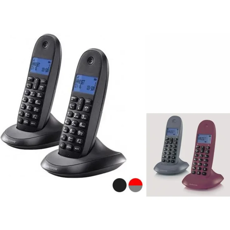 Motorola C1002LB Duo LCD DECT, grau