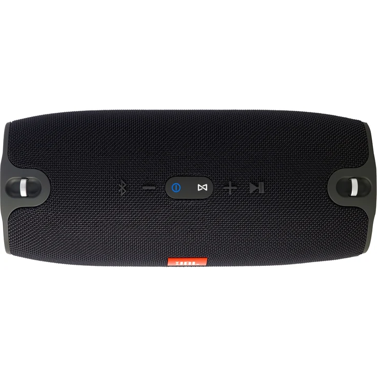 JBL Xtreme Spritzwasserfester Tragbarer Bluetooth Lautsprecher mit 10,000 mAh Akku, Dualem USB-Ladeanschluss und Freisprechfunktion - Schwarz – Bild 2