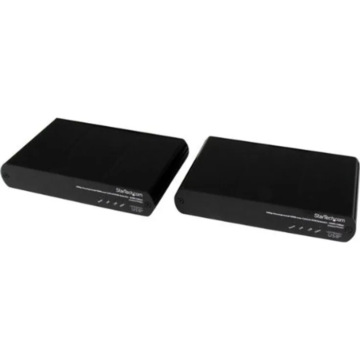 StarTech.com USB HDMI über Cat5e - 6 KVM Konsolen Extender mit 1080p unkomprimiertem Video, 100m, Cat5e Cat6 Video KVM-Extender